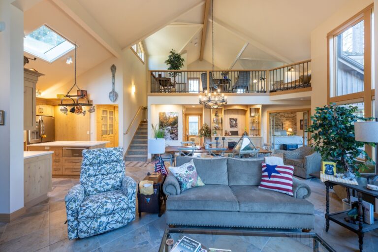 A bright, airy living space designed for comfort, connection, and timeless style.